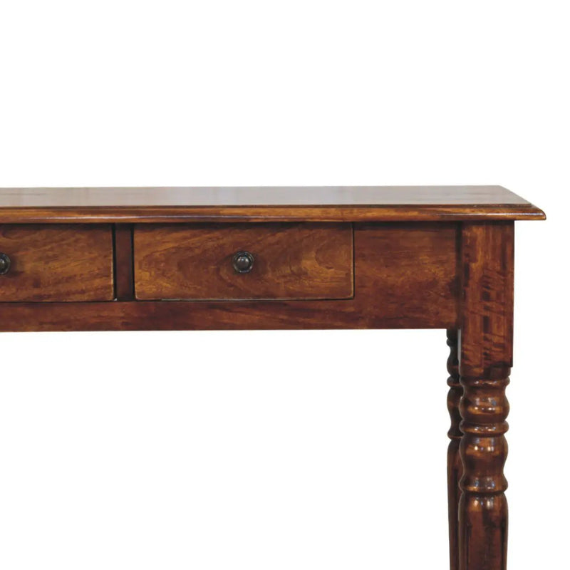 Turned Legs Drawer Console Table by HouseOfZazla