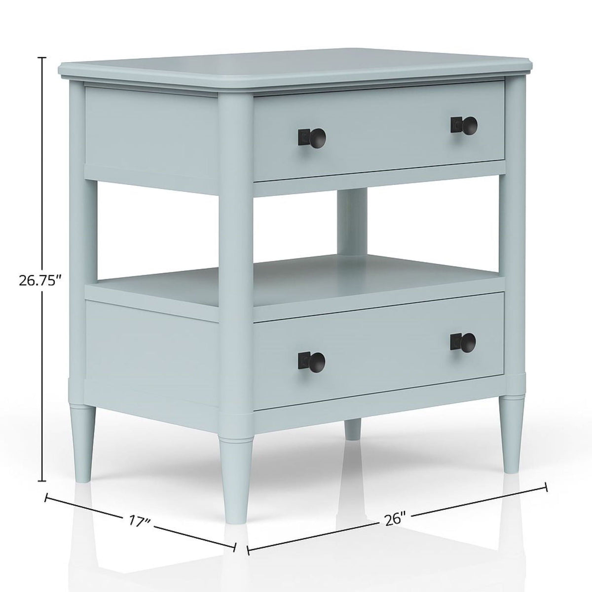 Open Nightstand With 2 Drawers, photo 4 of 20