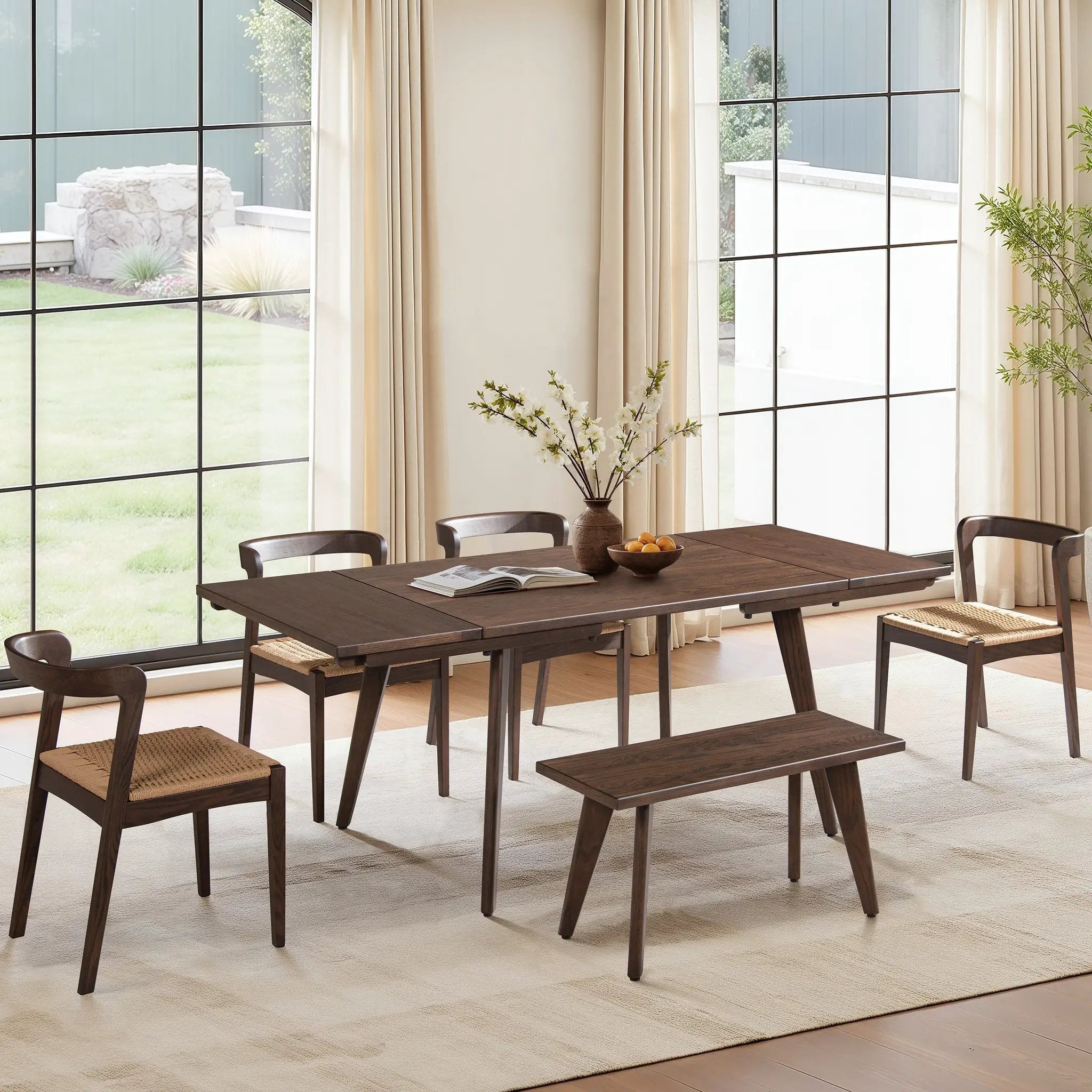Capri 47-78.5" Solid Dining Table by HouseOfZazla