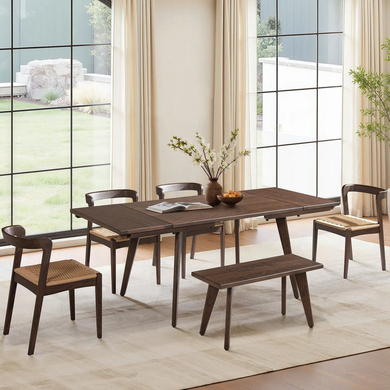 Capri 47-78.5" Solid Dining Table by HouseOfZazla