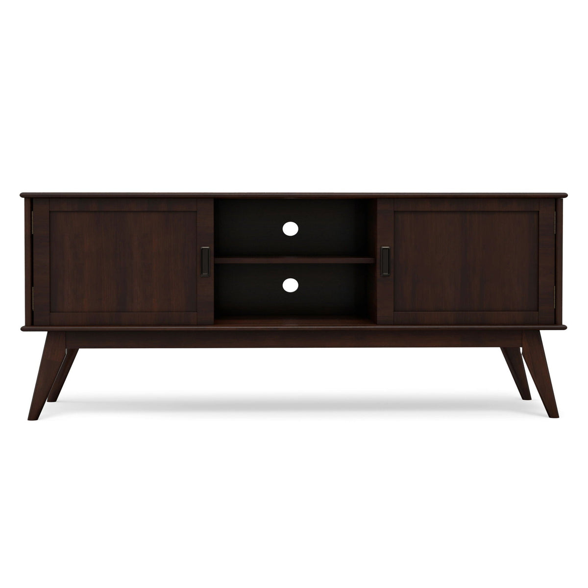 Draper - Handcrafted Mid Century Low TV Media Stand, photo 7 of 40