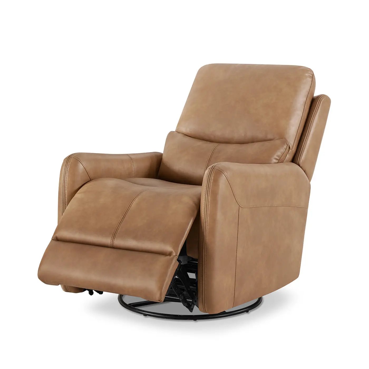 Dublin 30" Swivel Power Recliner Arm Chair Saddle by HouseOfZazla