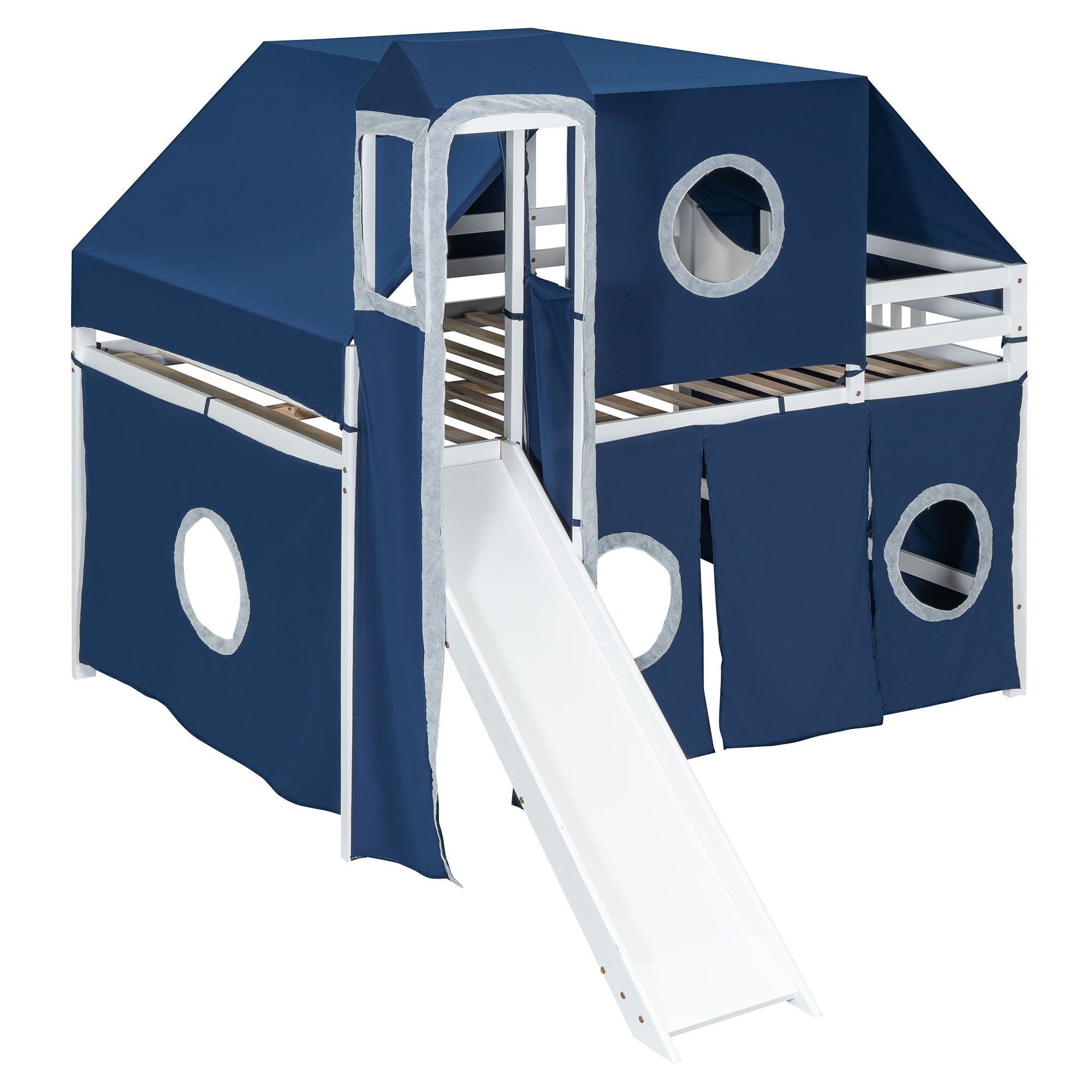Loft Bed With Tent And Tower