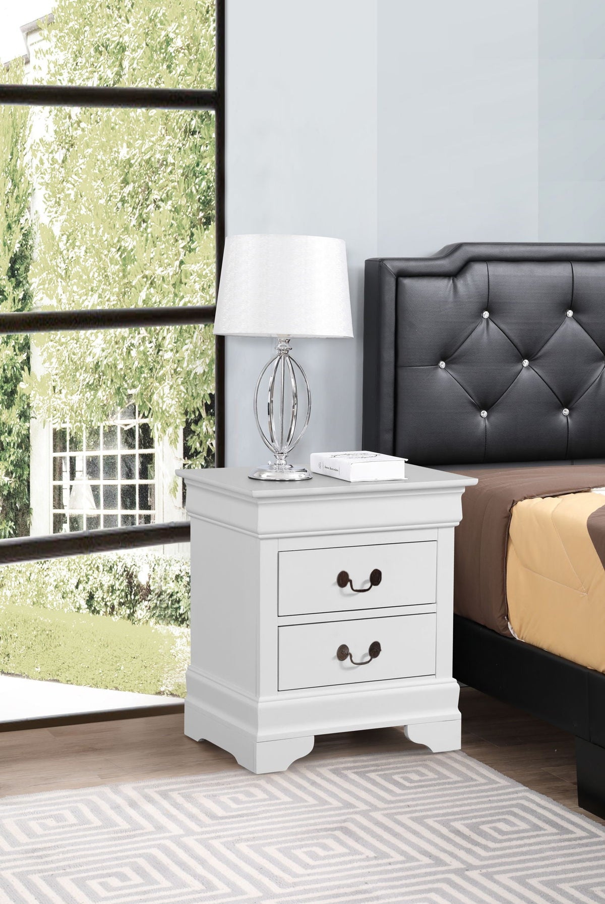 Louis Phillipe - Nightstand - Wood, photo 24 of 40