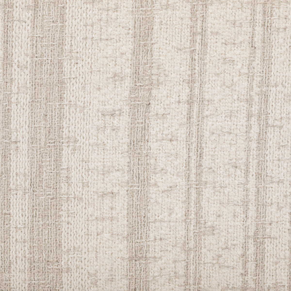 62.2 Inch Striped Upholstered Ottoman Bench with Thick Linen-Blend Upholstery - Striped, photo 5 of 10