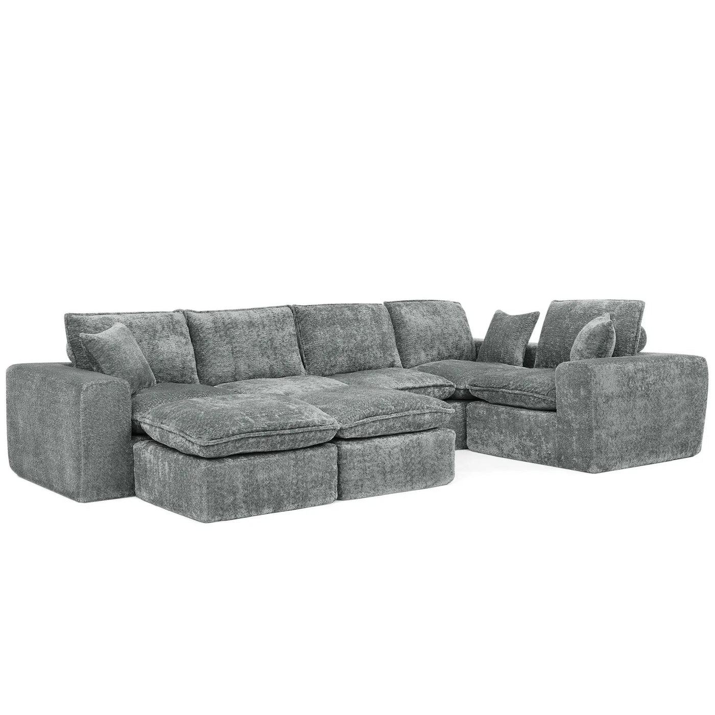 Sectional Sofa With Moveable Ottoman by HouseOfZazla
