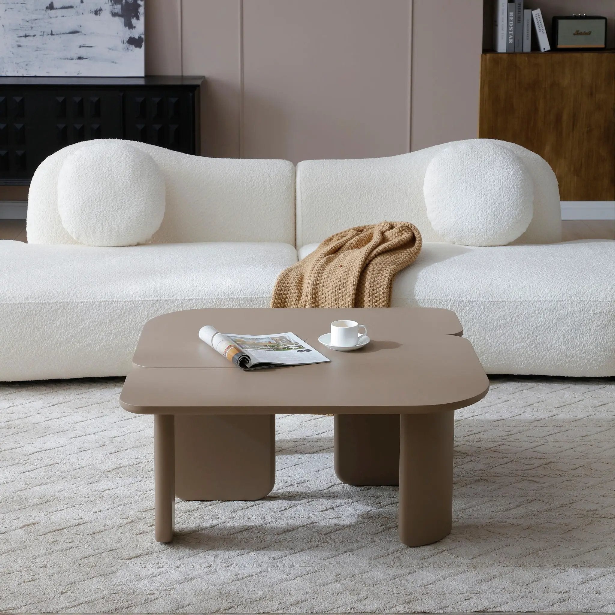 L-Shape Coffee Table For Living Room by Unique Piece Furniture