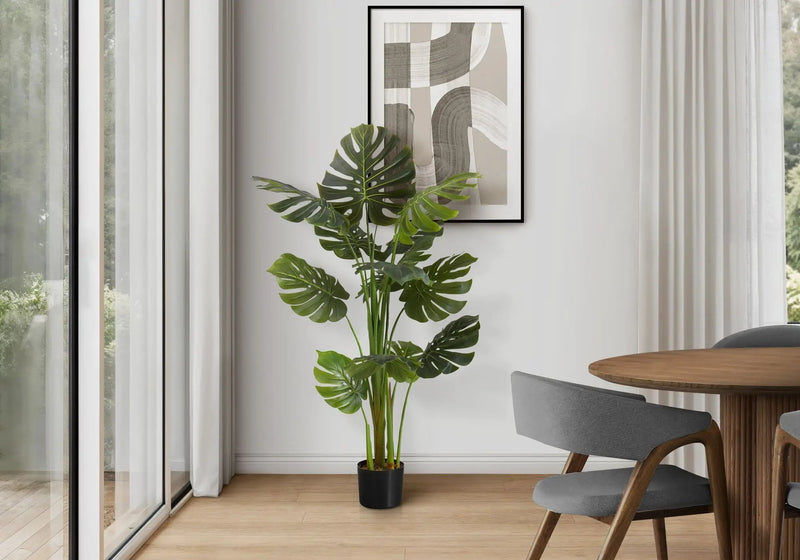 55" Tall Artificial Monstera Tree by HouseOfZazla