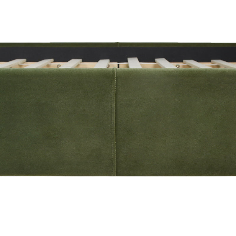 Stockholm - Modern Wavy Headboard Platform Bed by HouseOfZazla