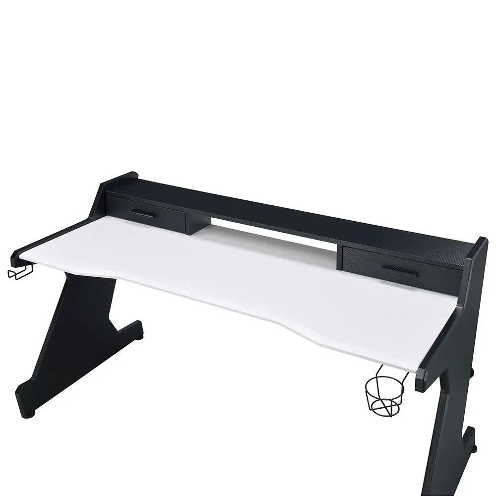 Bigga - Gaming Desk - Black & White by Unique Piece Furniture