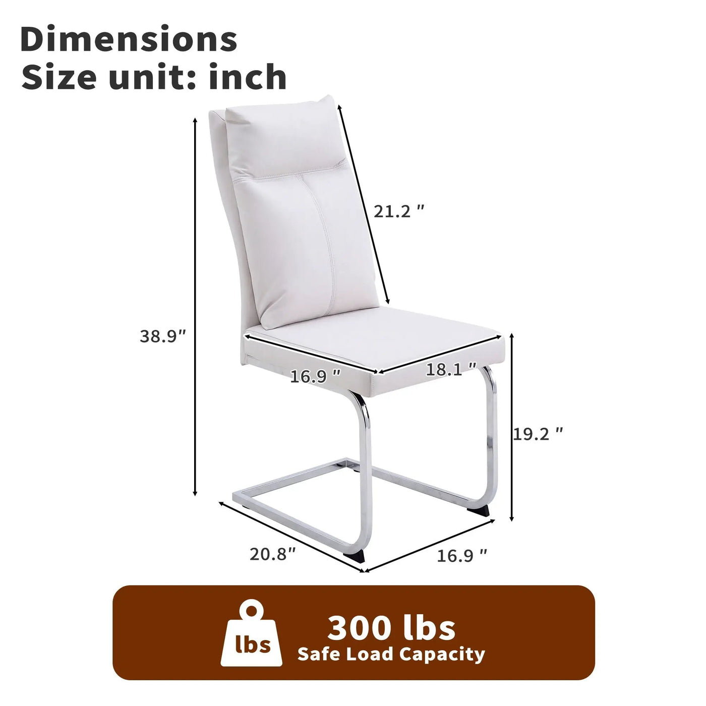 Modern Dining Chair SetWith Soft Cushion Backrest (2 Pieces) by HouseOfZazla