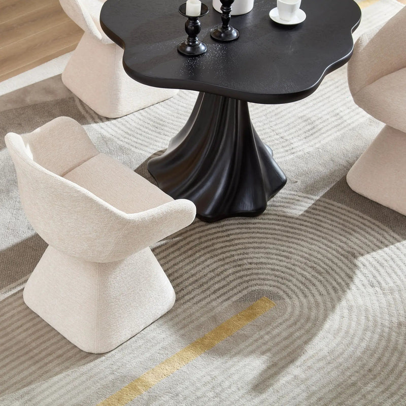 180° Rotating Accent Chair For Living Room - Beige by HouseOfZazla