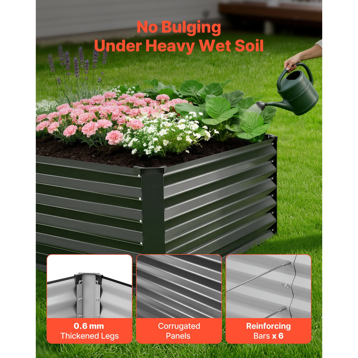 Galvanized Raised Garden Beds with Rust-Resistant Construction - Steel, photo 10 of 10