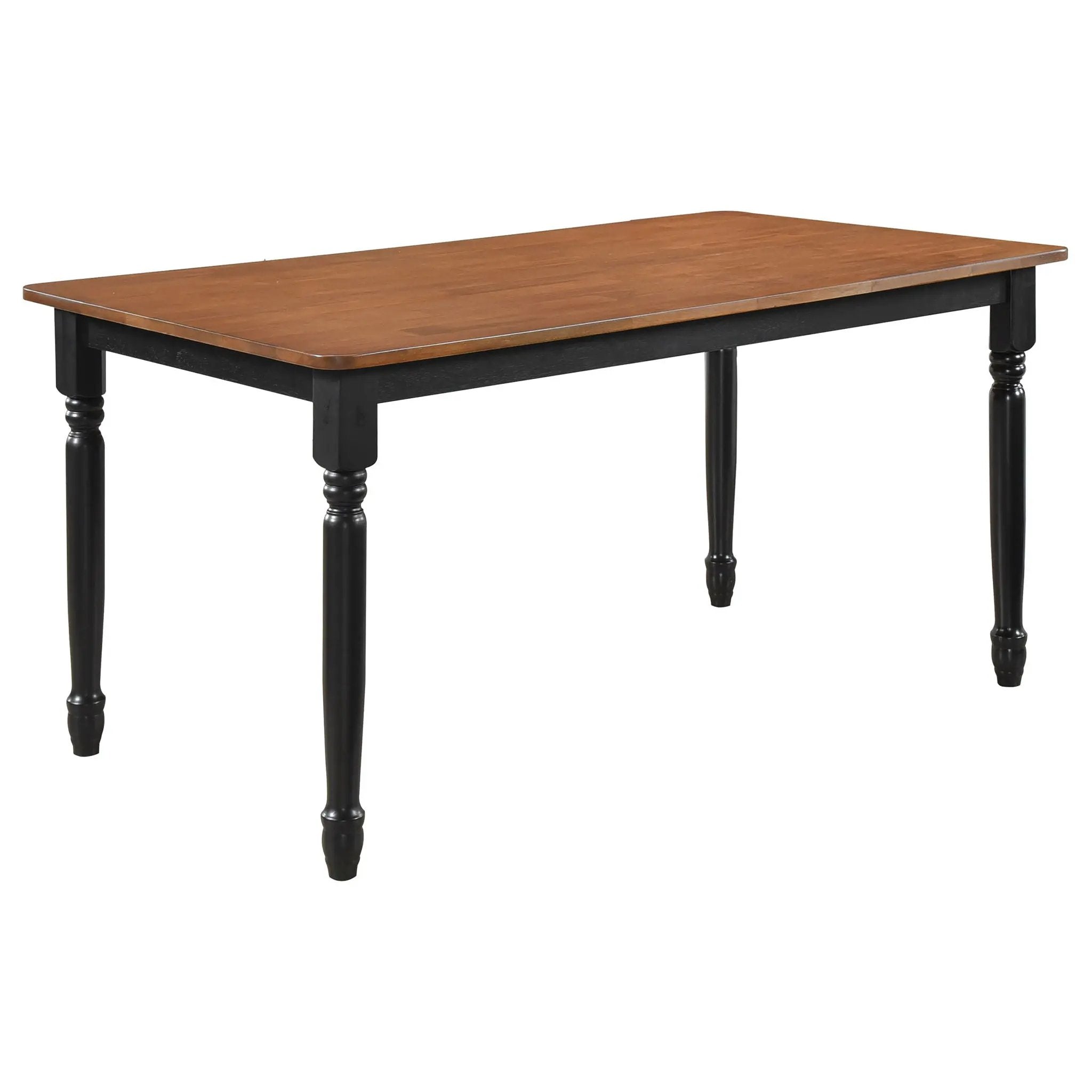 Hollyoak 5-piece Rectangular Dining Set Walnut and Black by Unique Piece Furniture