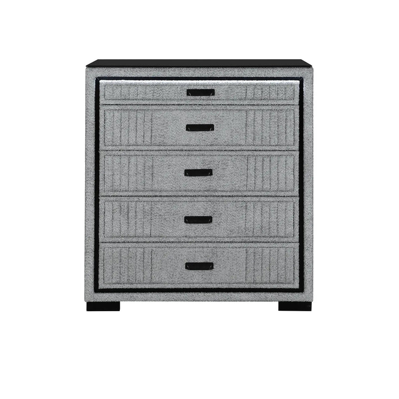 Isaiah - Upholstered Chest With LED Lighting by Unique Piece Furniture