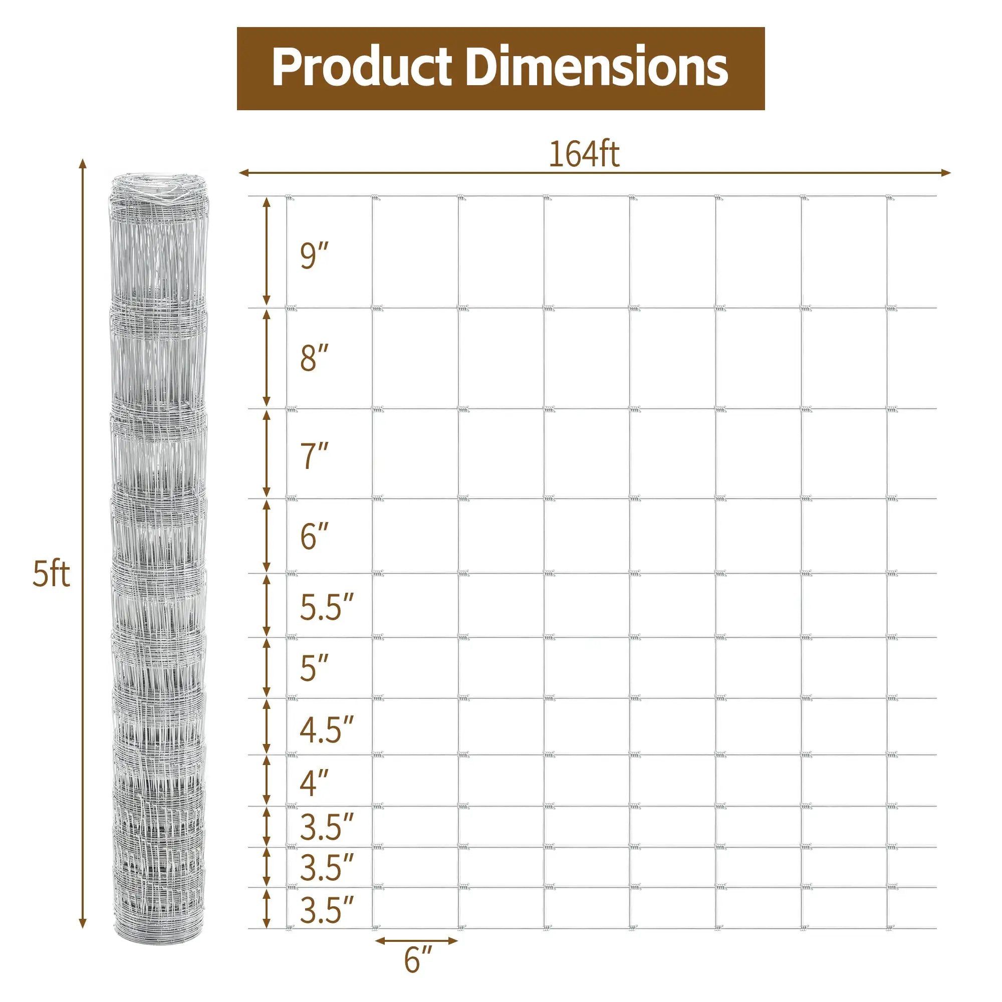 5x164 ft Advanced Weave Farm Enclosures by HouseOfZazla
