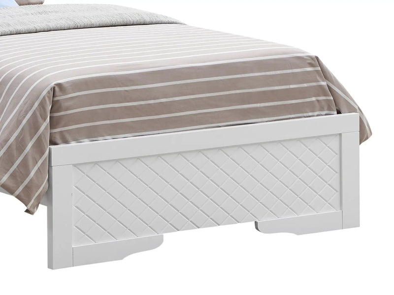 Bed With LED Light Accents Headboard by Unique Piece Furniture
