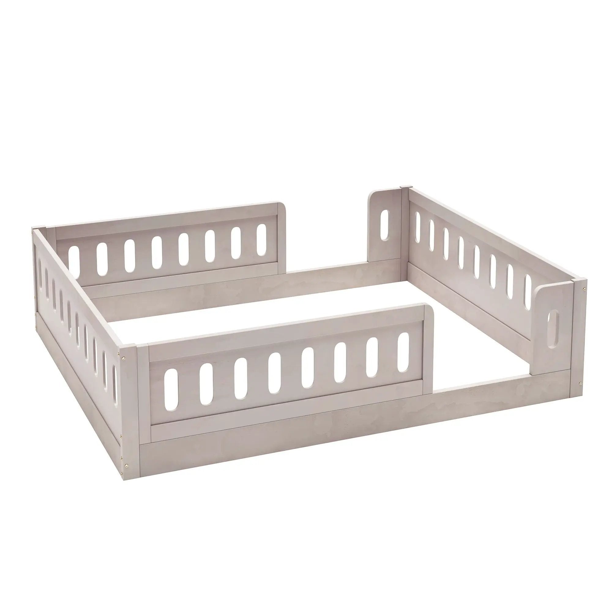 Platform Bed With Guardrail by HouseOfZazla