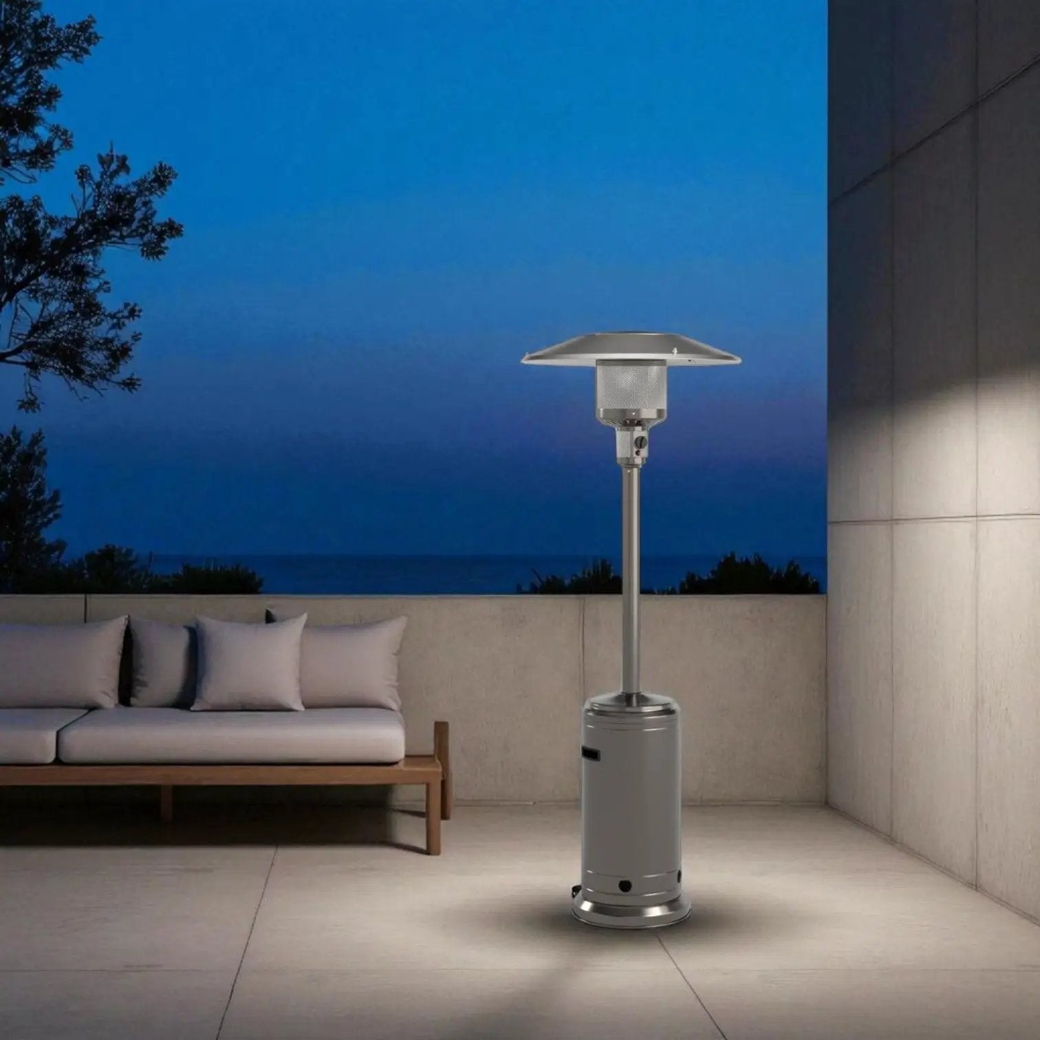 46, 000 Btu Standing Patio Heater by Unique Piece Furniture
