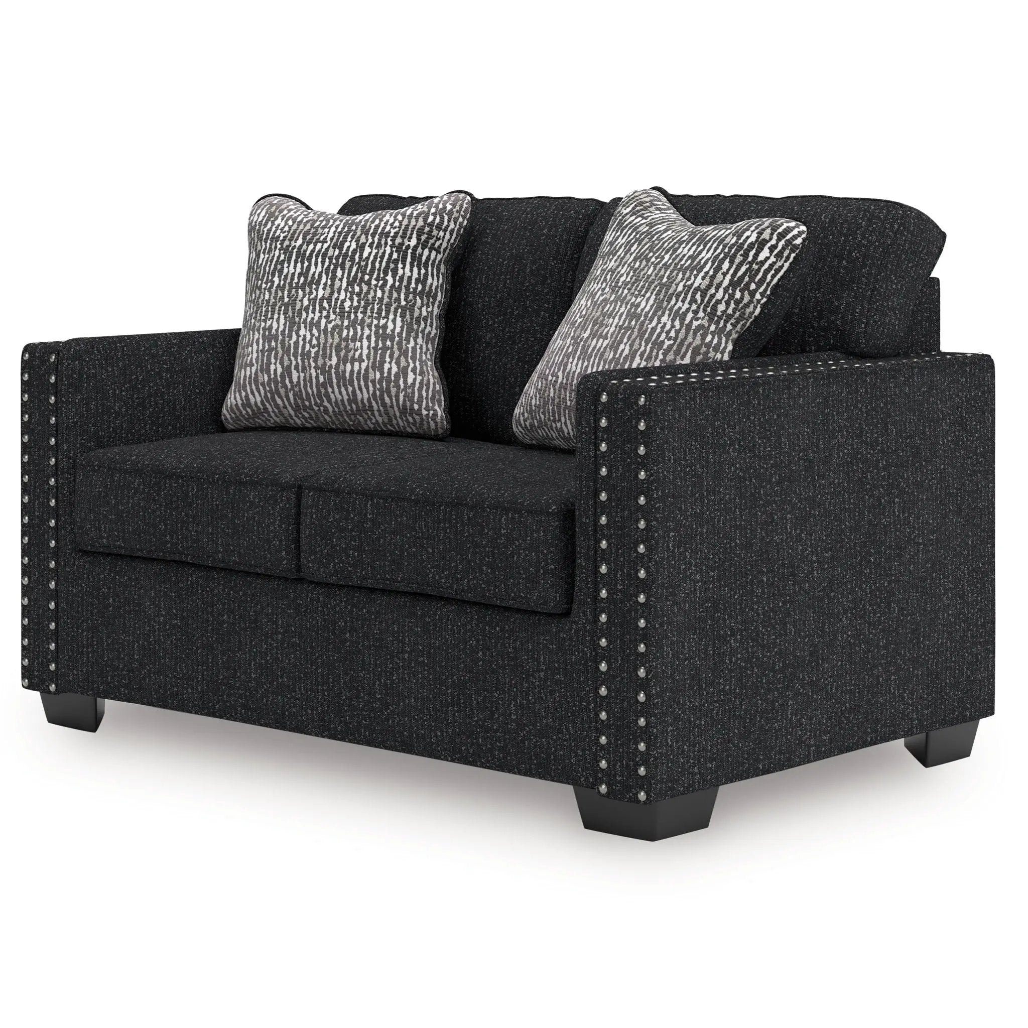 Jasmine Peaks - Loveseat - Coal by Unique Piece Furniture
