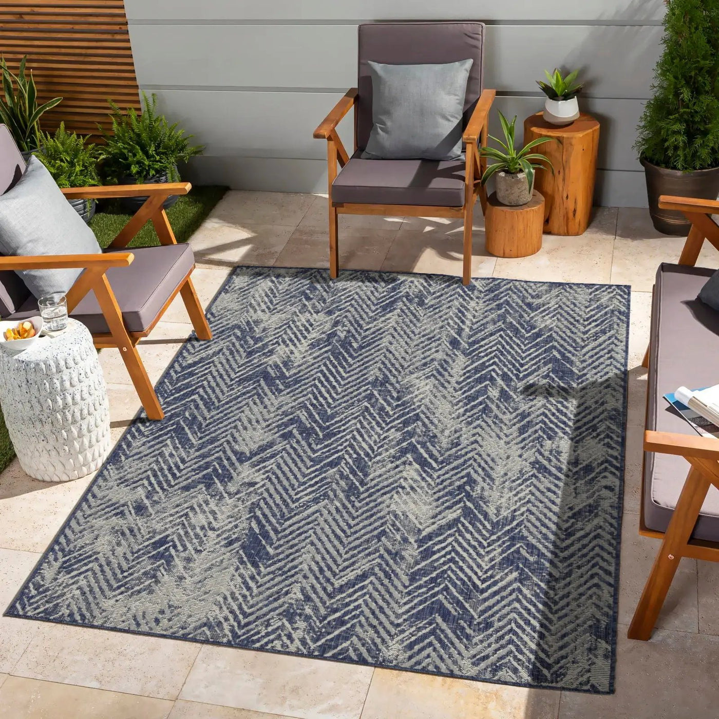 Sunshine - 2'7" X 7'3" Indoor / Outdoor, Area Rug Polypropylene by HouseOfZazla