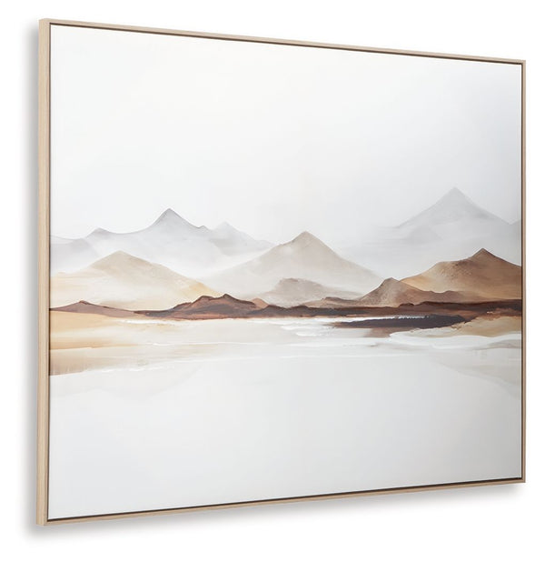 Karalen - Wall Art - White / Gray / Brown, photo 2 of 5