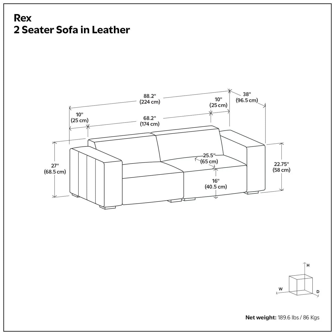 Rex - Handcrafted Sofa by Unique Piece Furniture