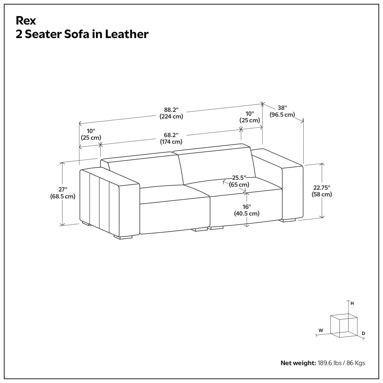 Rex - Handcrafted Sofa by Unique Piece Furniture