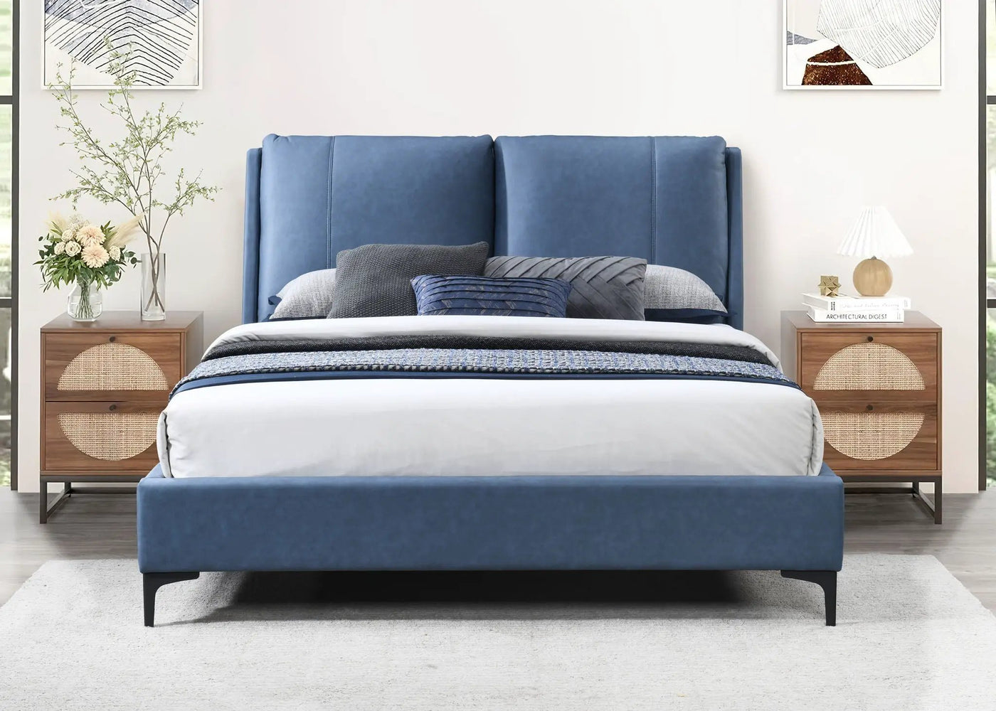 Fully Upholstered Bed by HouseOfZazla