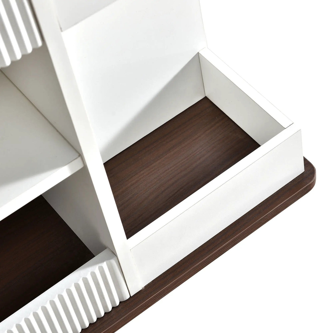 Adjustable End Table With Wheels, 360°Rotating Top And Storage Space by HouseOfZazla