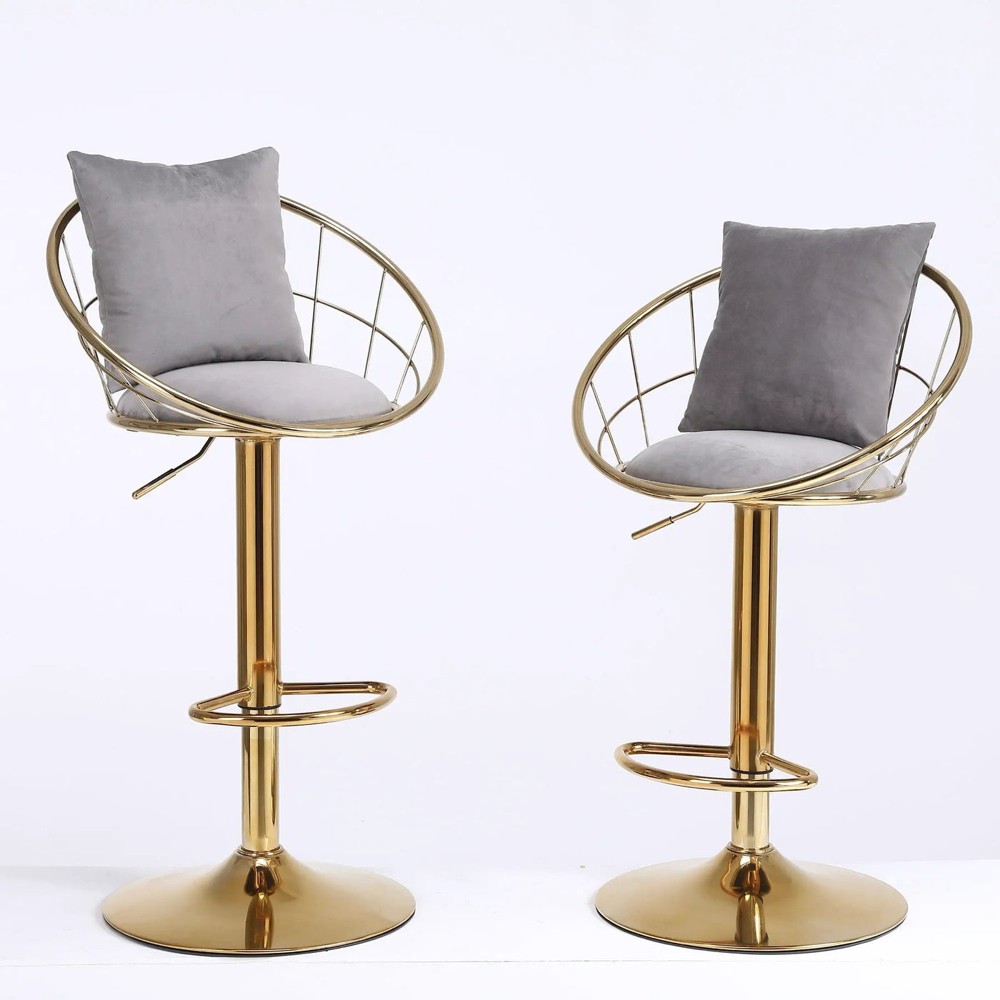 Unique Design Bar Chair, 360 Degree Rotation, Adjustable Height, Suitable For Dining Room And Bar by HouseOfZazla