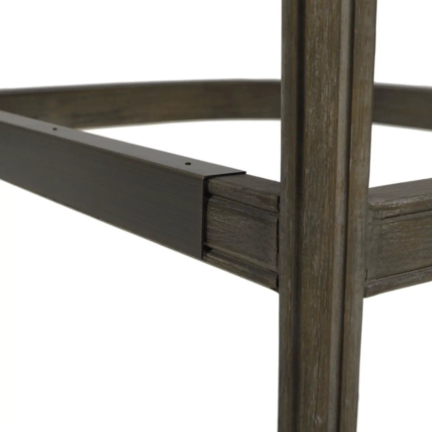 Paris - Farmhouse Counter Height Bar Stool With Backrest by HouseOfZazla