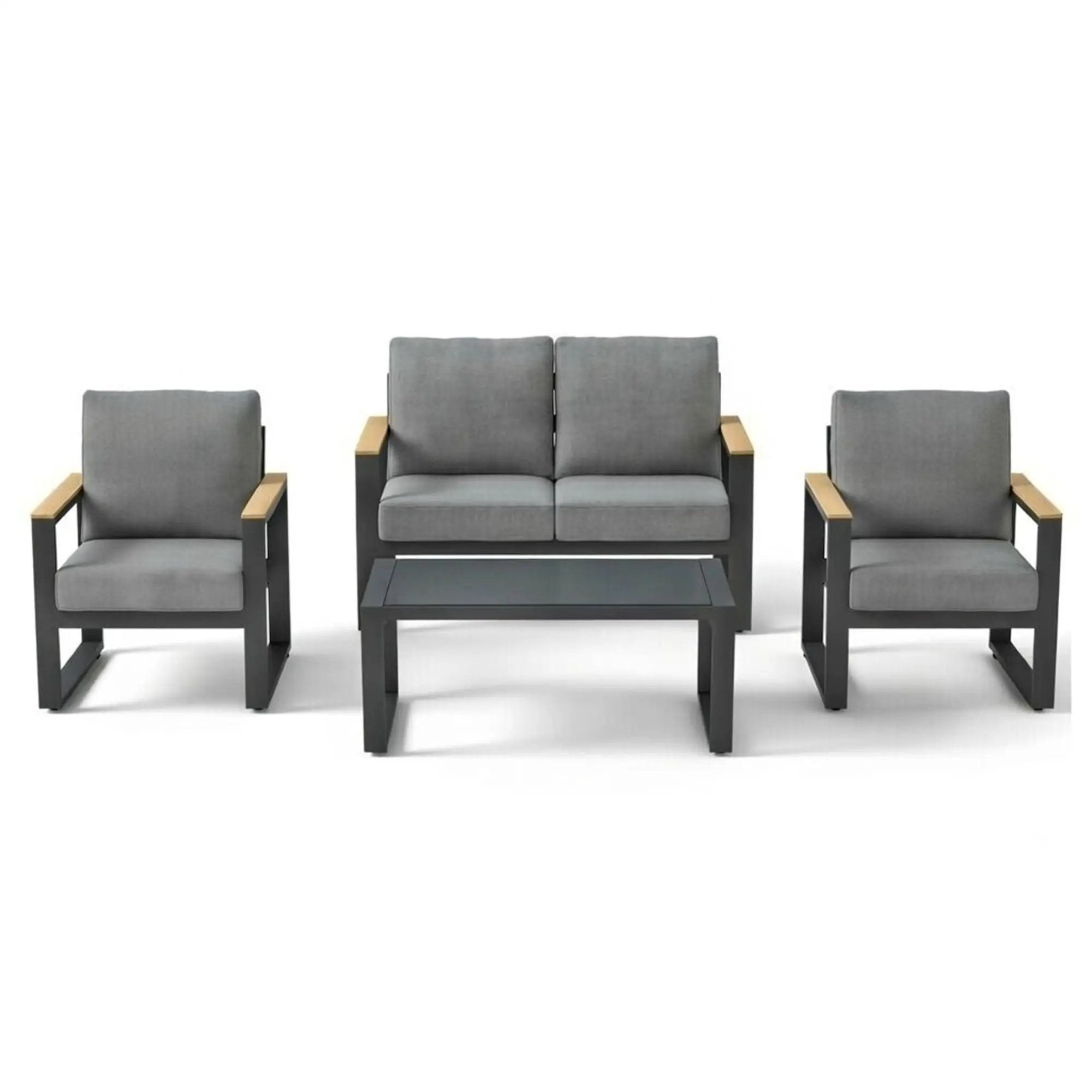 Modern Outdoor Sofa Set With Coffee Table