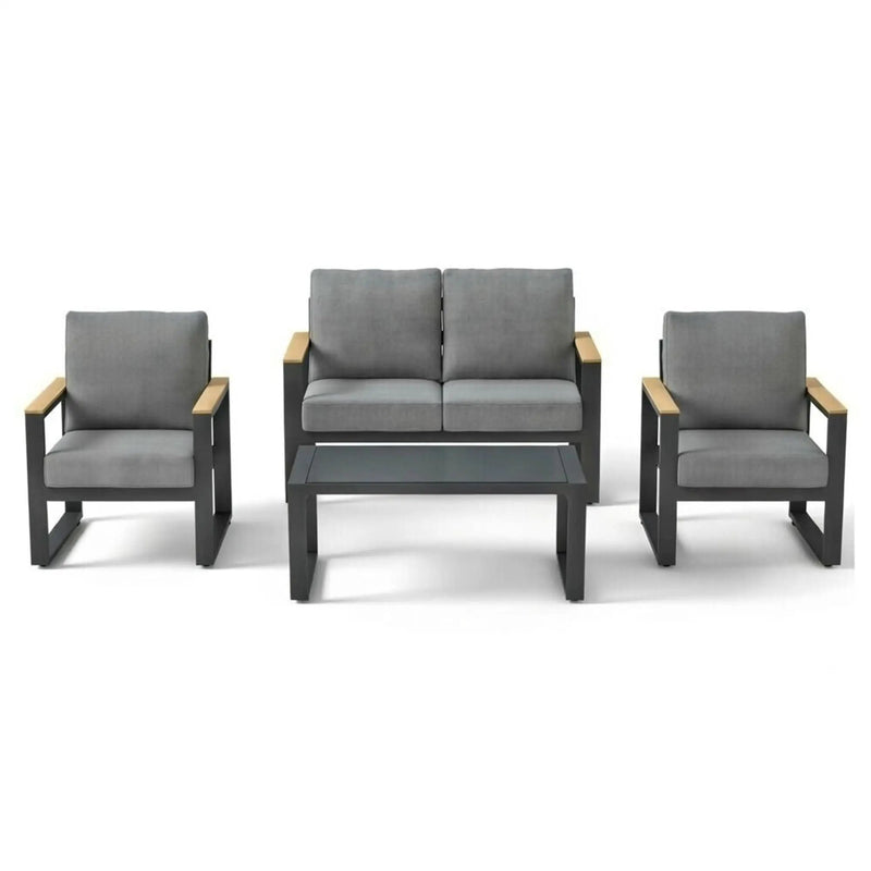 Modern Outdoor Sofa Set With Coffee Table