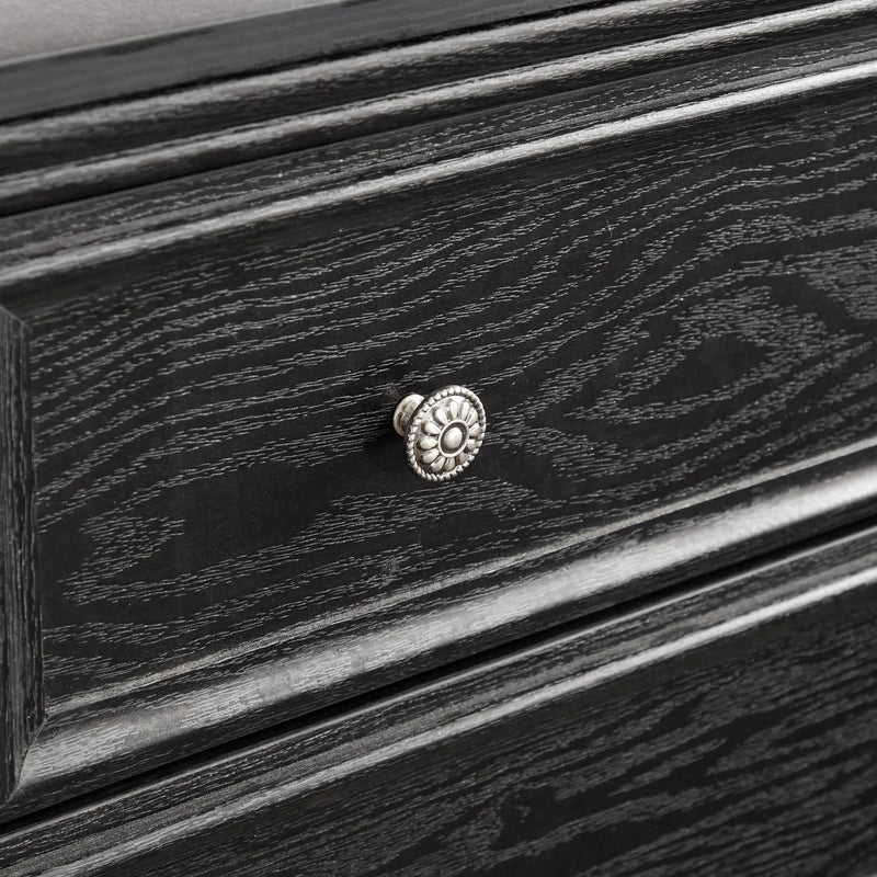 Modern 5-Drawer Black Dresser for Living Room Storage by HouseOfZazla