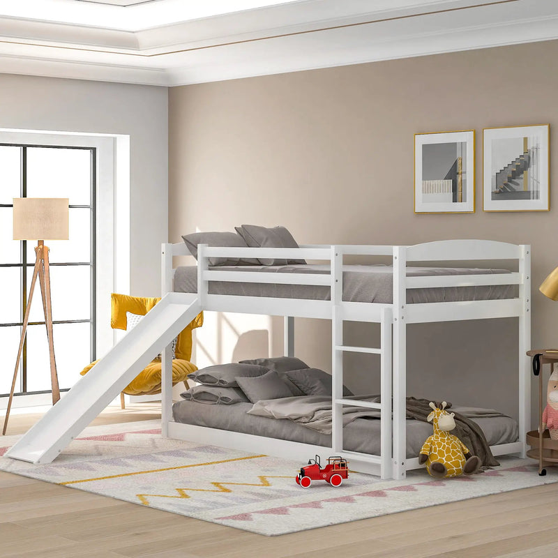 Durable Bunk Bed With Convertible Slide And Ladder by Unique Piece Furniture