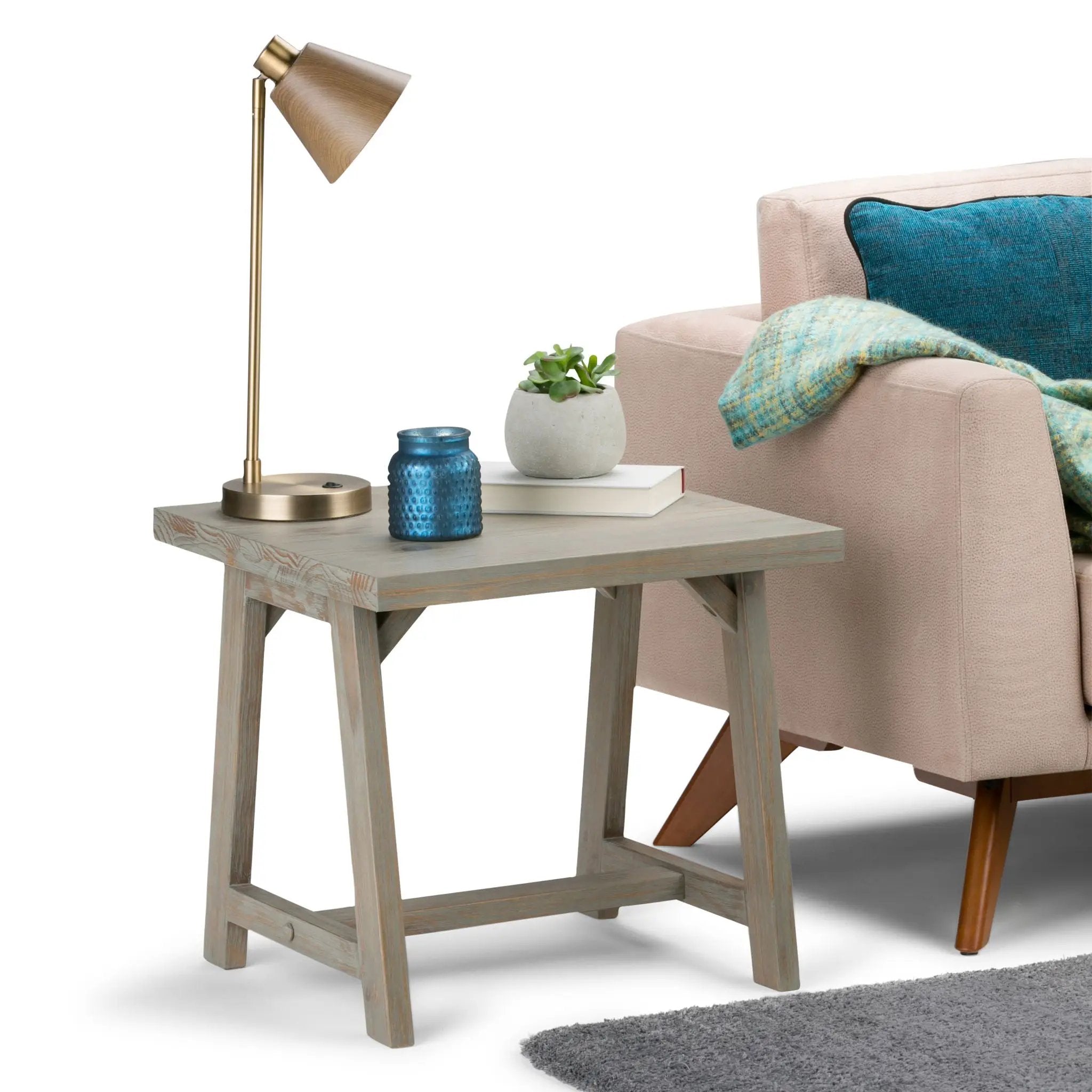Sawhorse - Handcrafted End Table by HouseOfZazla