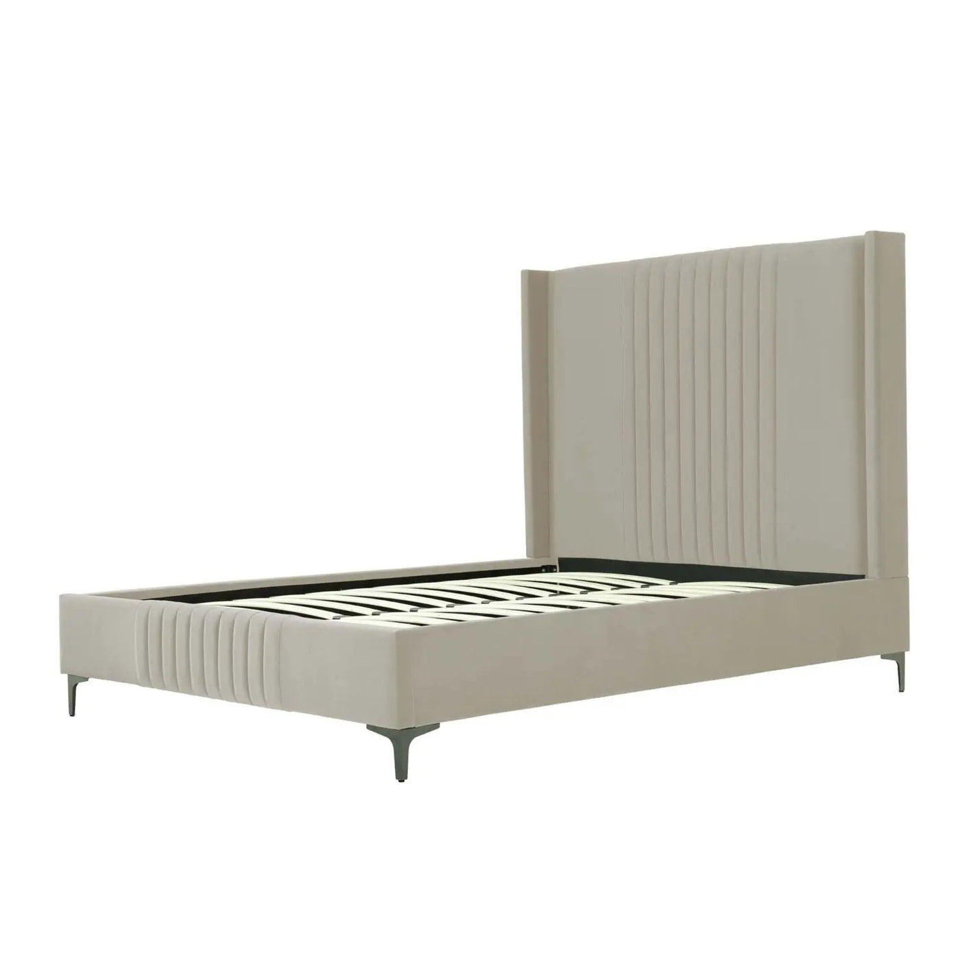Promenade - Bed With Upholstered Headboard And Slats by HouseOfZazla