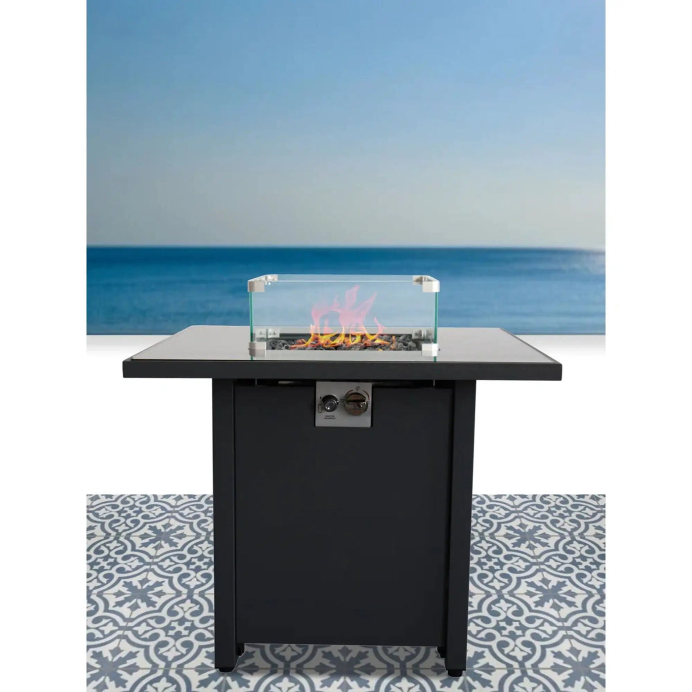 Cozy Design Powder Coated Fire Pit With Lid by HouseOfZazla
