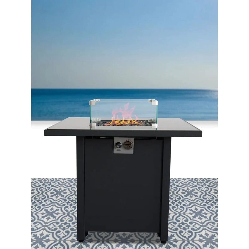 Cozy Design Powder Coated Fire Pit With Lid by Unique Piece Furniture