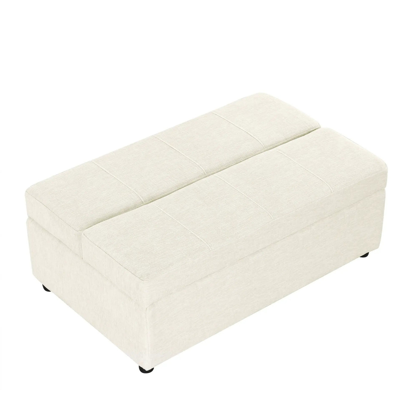 Twin Size Folding Ottoman Sleeper Bed With Mattress Convertible Guest Bed by HouseOfZazla