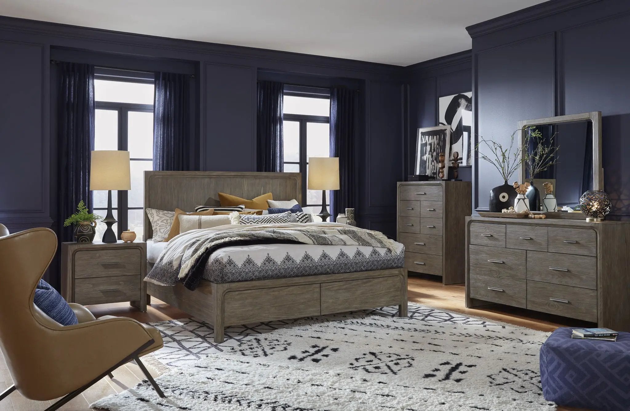 Westbourne - Panel Storage Bed by Unique Piece Furniture