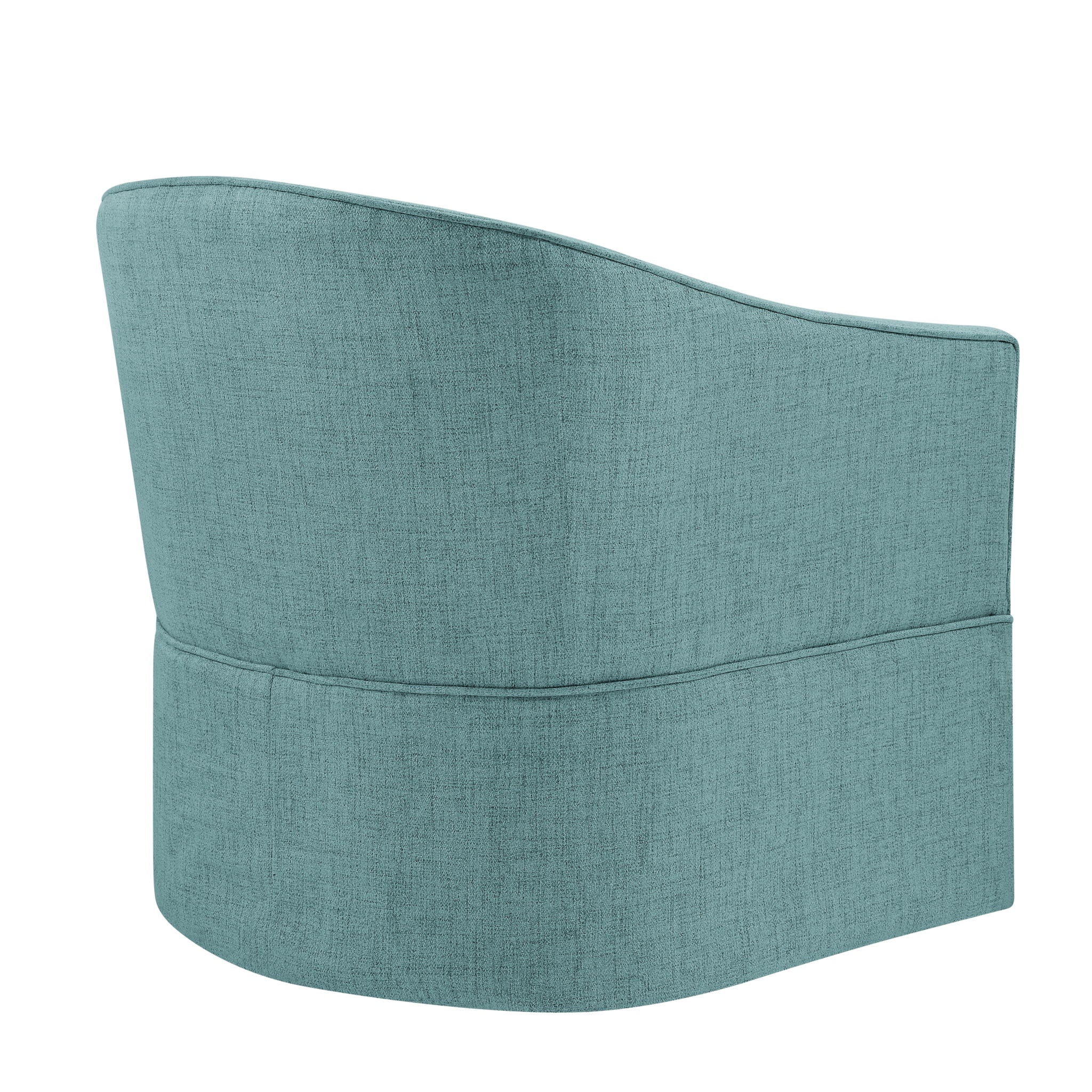 Solitude - Skirted Swivel Accent Chair With Hemp Like by HouseOfZazla