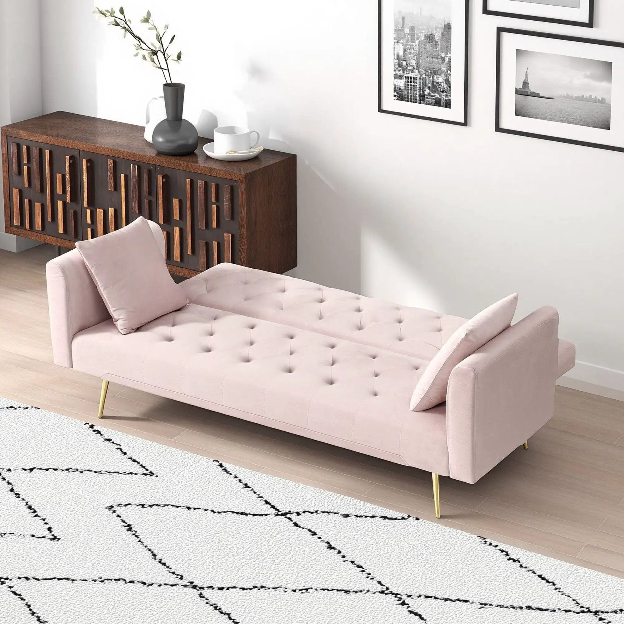 Convertible Double Folding Living Room Sofa Bed by Unique Piece Furniture