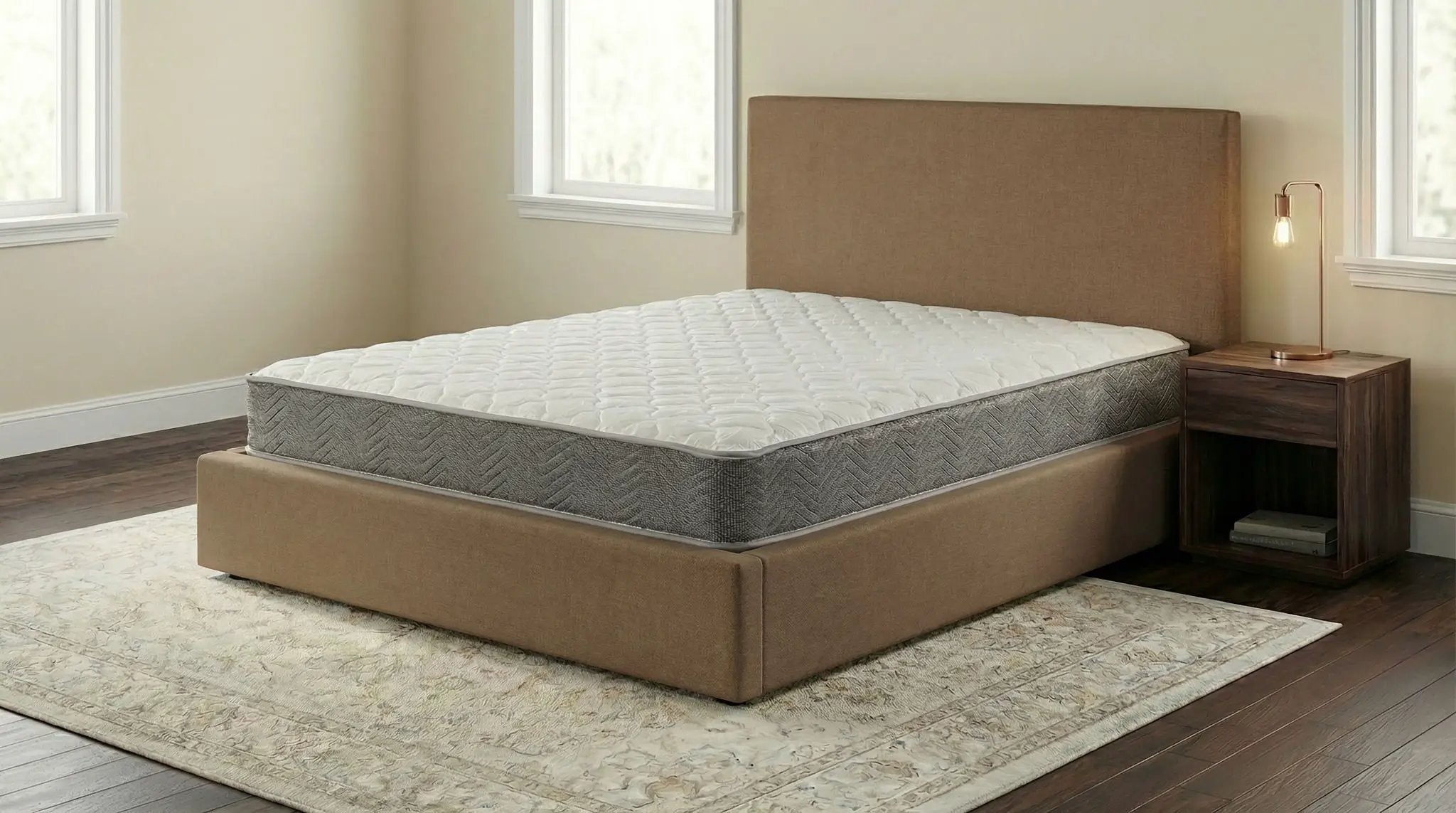 Quimby 7-inch Twin Innerspring Quilted Foam Mattress by Unique Piece Furniture