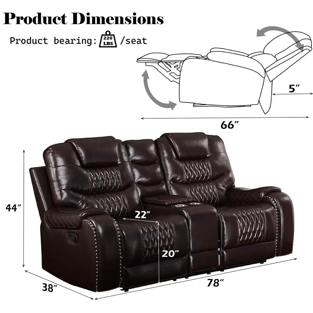 Braylon - Love w/Console (Motion) by Unique Piece Furniture