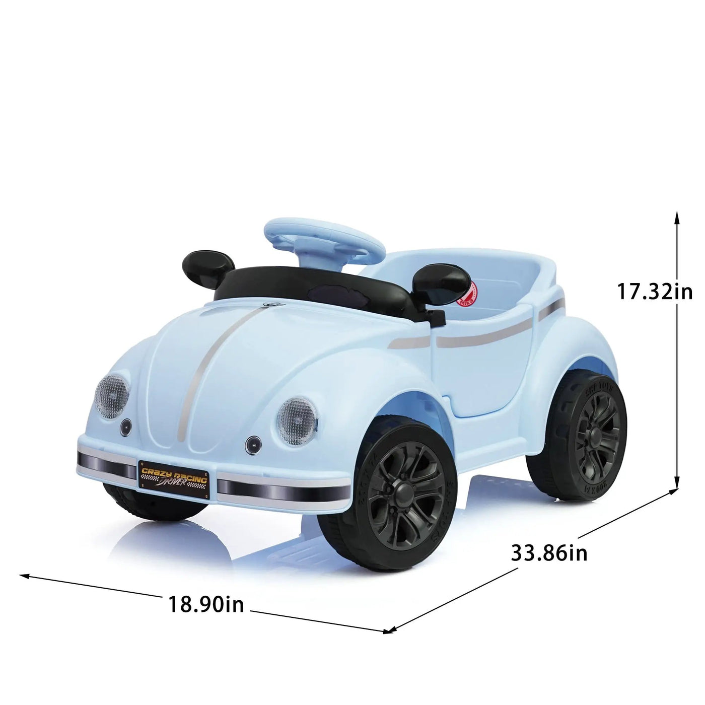 12V Kids Ride On Car with Remote Control and Bluetooth by HouseOfZazla