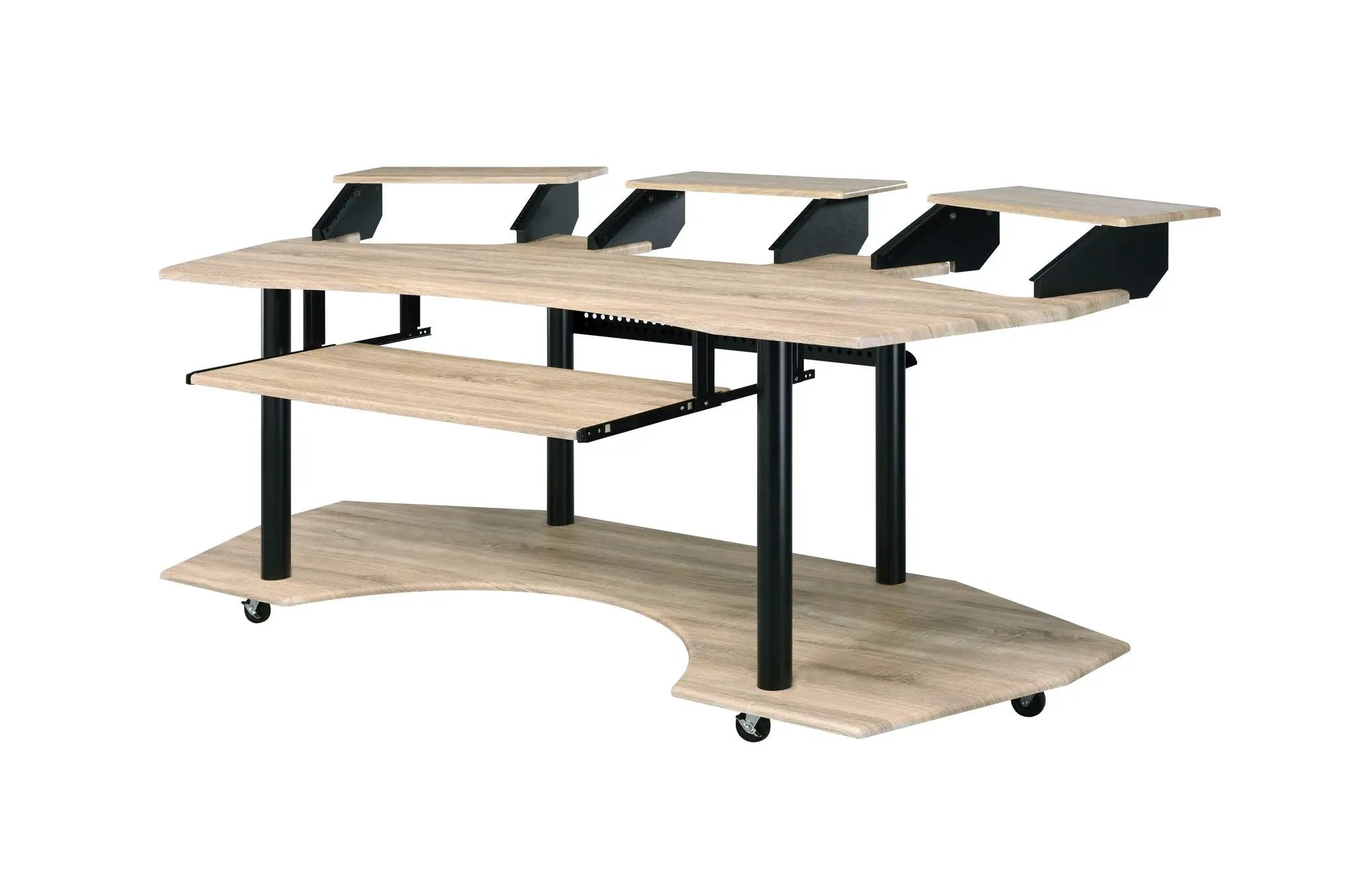 Eleazar - Music Recording Studio Desk - Wood by Unique Piece Furniture