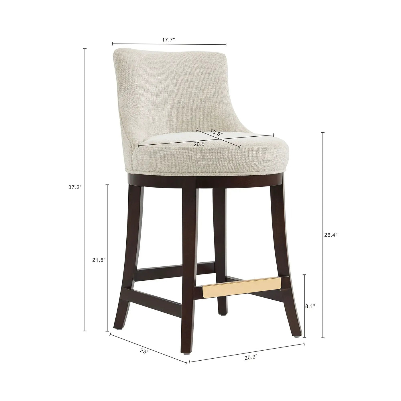 Lucia - Counter Stool by HouseOfZazla