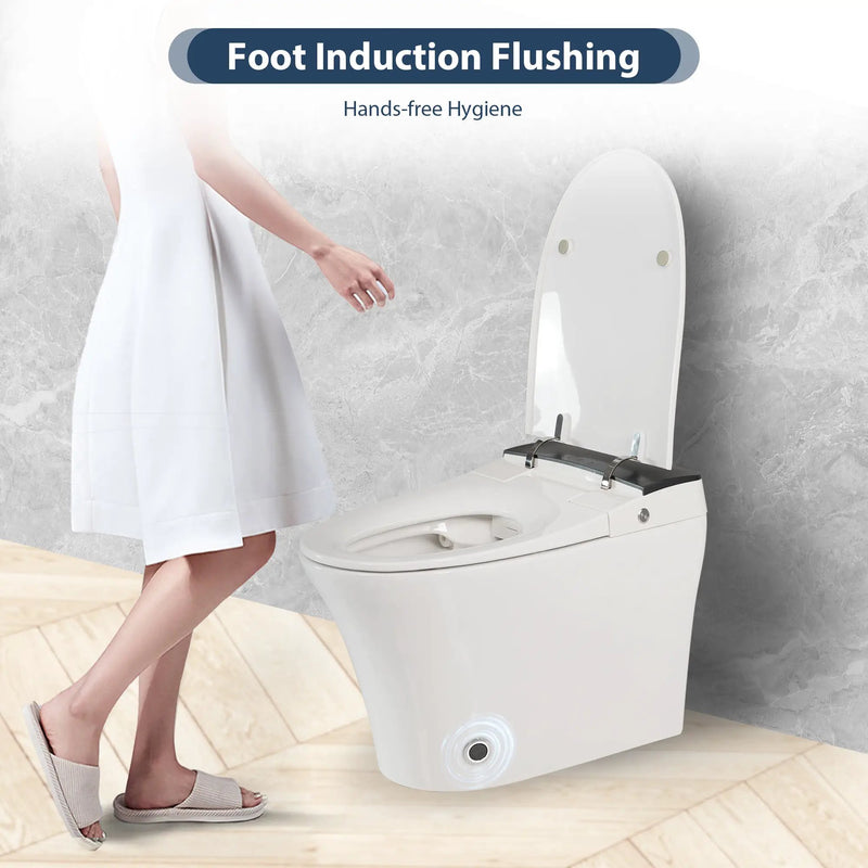Heated Seat Smart Toilet, One Piece Design by HouseOfZazla